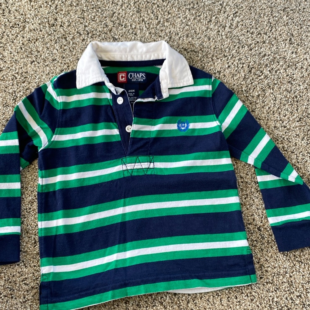 24 Month Chaps Polo. Long sleeve.